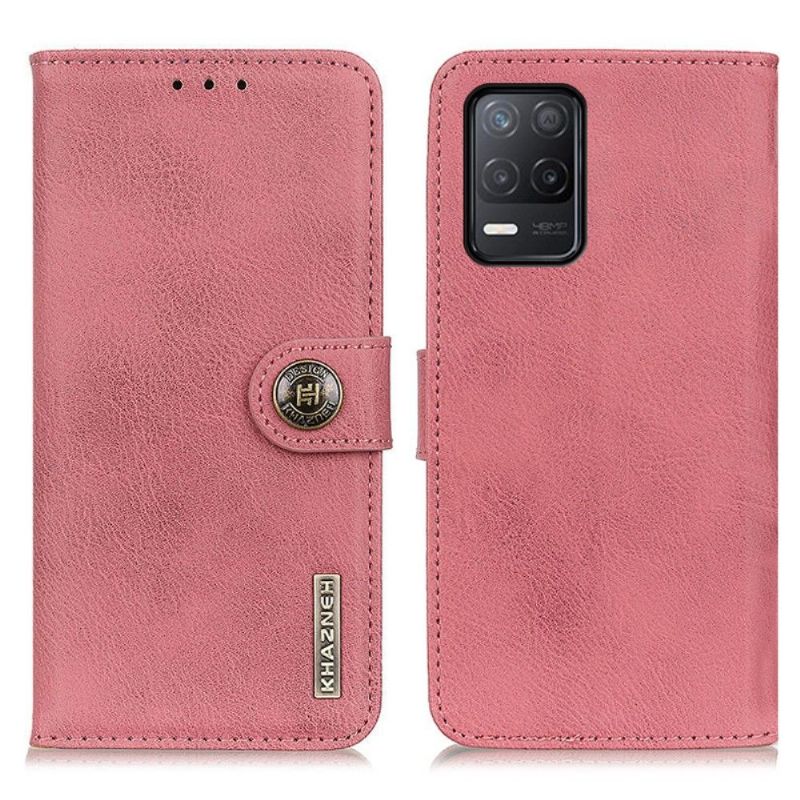 Housse Realme 8 5G KHAZNEH Effet Cuir Porte-Cartes