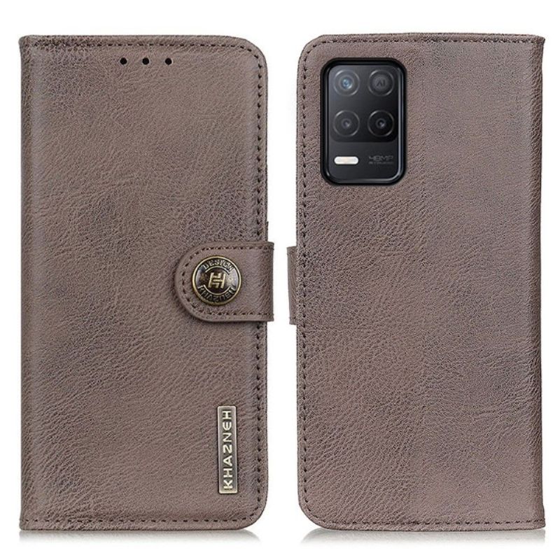 Housse Realme 8 5G KHAZNEH Effet Cuir Porte-Cartes