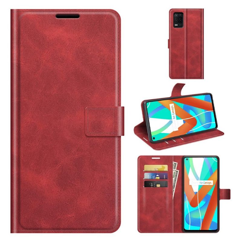 Housse Realme 8 5G portefeuille style cuir