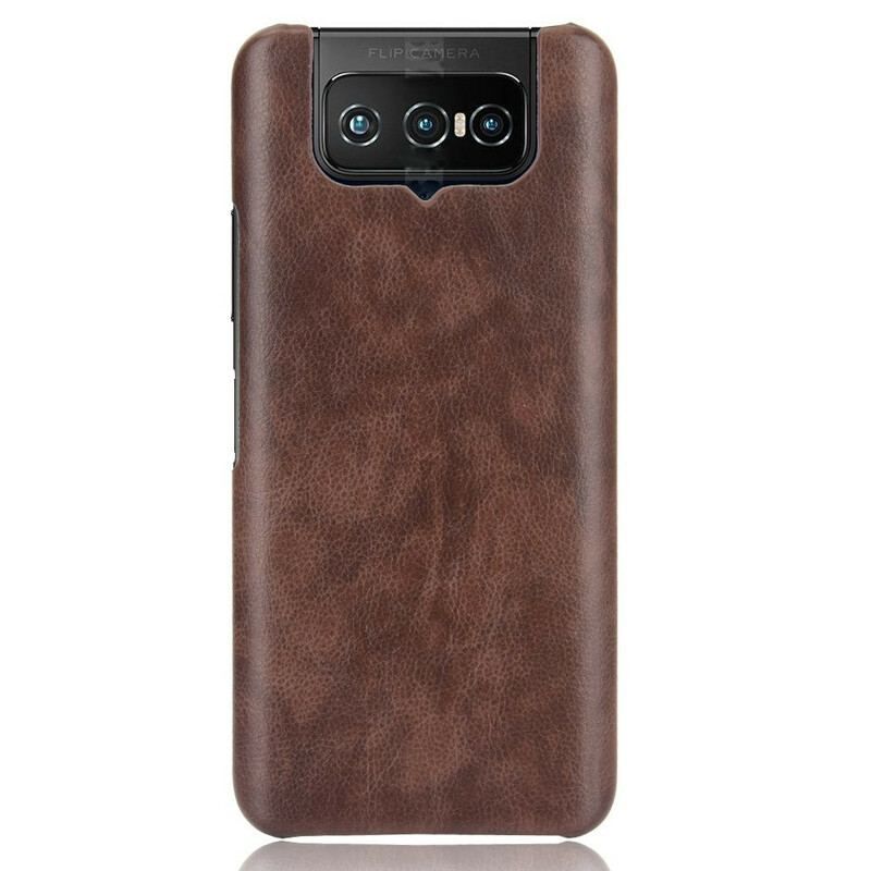 Coque Asus ZenFone 7 / 7 Pro Effet Cuir Litchi