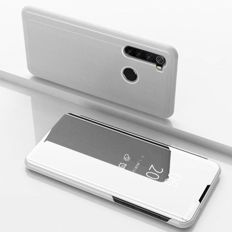 Coque Xiaomi Redmi Note 8 2021 / 2019 avec rabat effet miroir