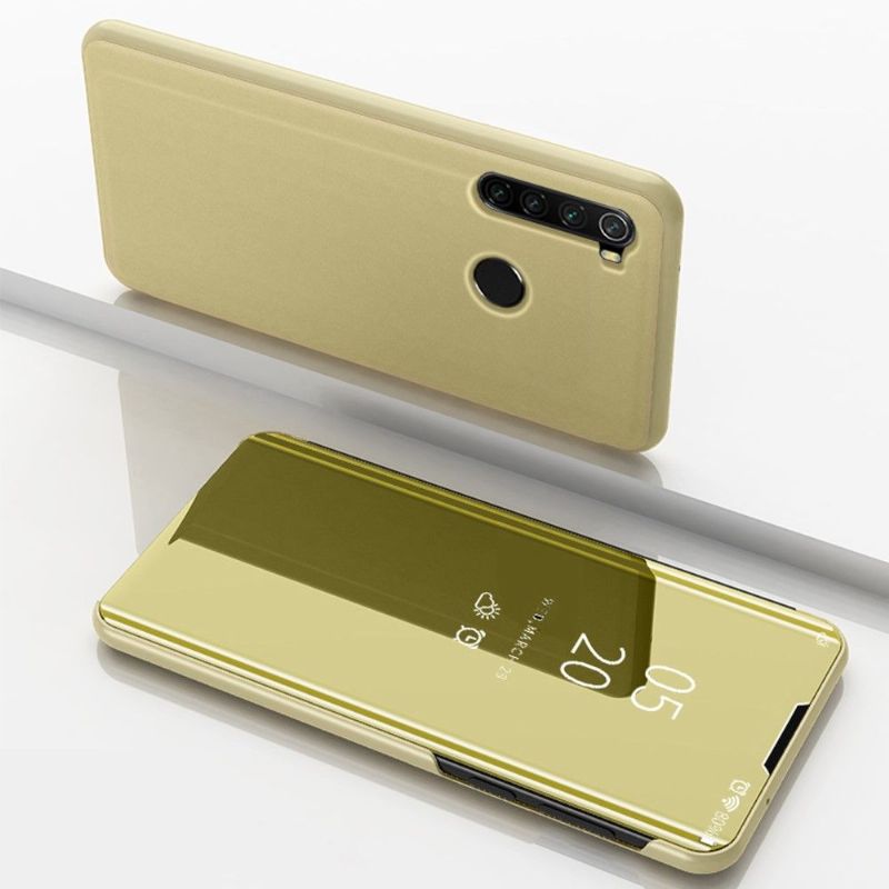 Coque Xiaomi Redmi Note 8 2021 / 2019 avec rabat effet miroir