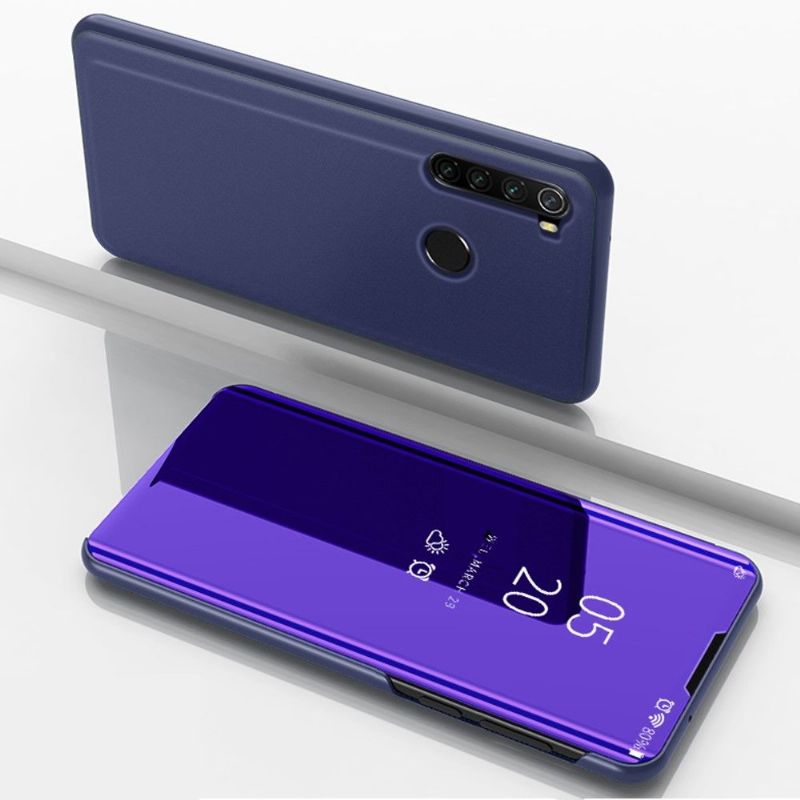 Coque Xiaomi Redmi Note 8 2021 / 2019 avec rabat effet miroir