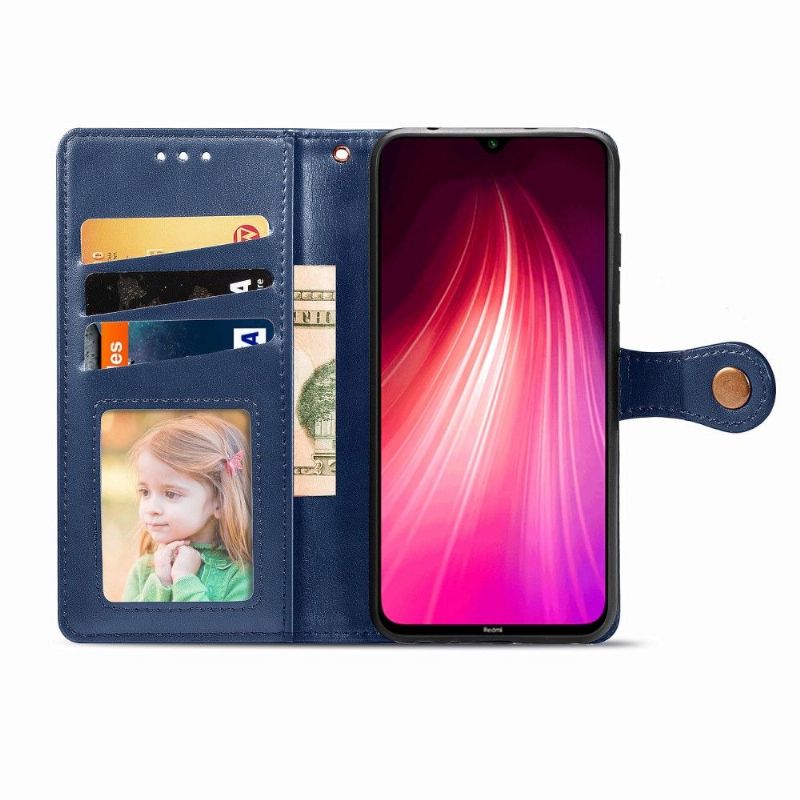 Housse Xiaomi Redmi Note 8 2021 / 2019 Indila Simili Cuir Porte Cartes