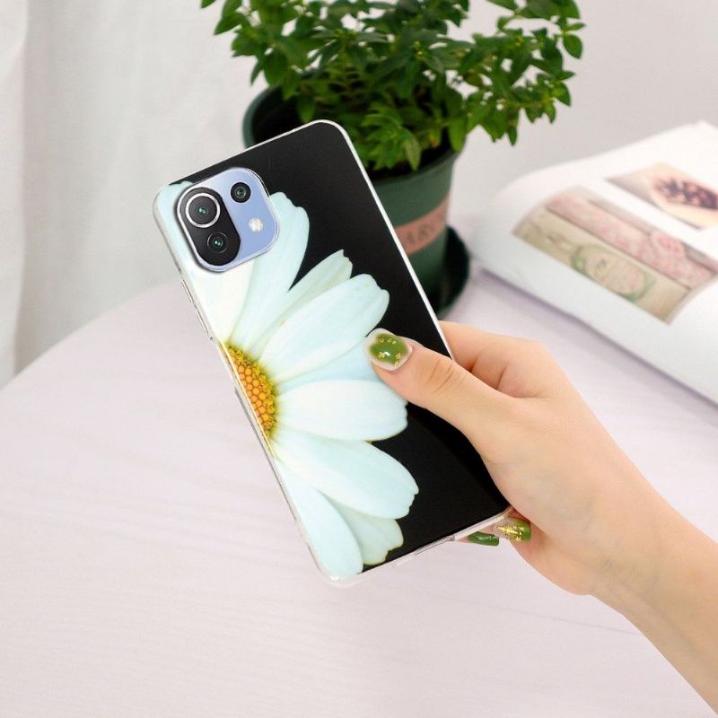 Coque Xiaomi 11 Lite 5G NE / Mi 11 Lite / Lite 5G Fluorescente Marguerite
