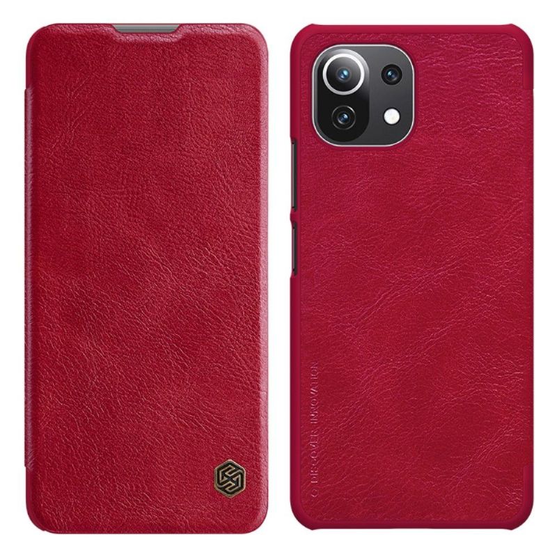 Housse Xiaomi 11 Lite 5G NE / Mi 11 Lite / Lite 5G Qin Series Effet Cuir