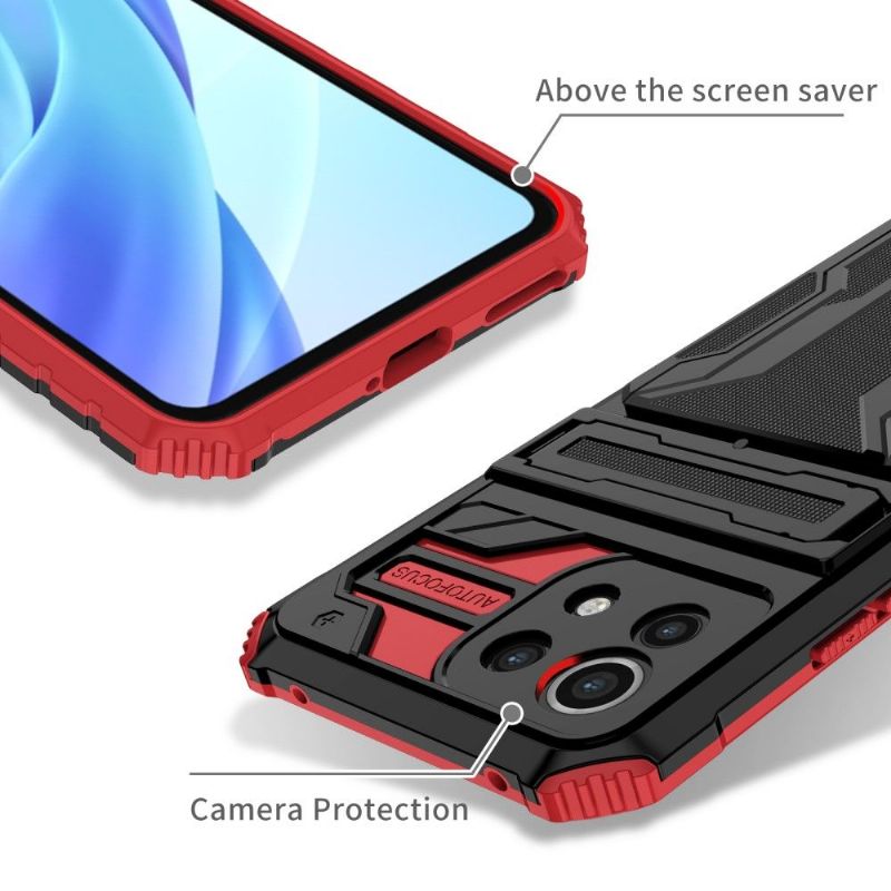 Xiaomi 11 Lite 5G NE, Mi 11 Lite 4G, Mi Lite 5G - Coque protection fonction support