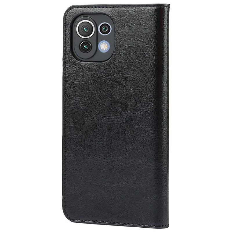 Xiaomi 11 Lite 5G NE, Mi 11 Lite 4G, Mi Lite 5G - Housse cuir porte cartes fonction support