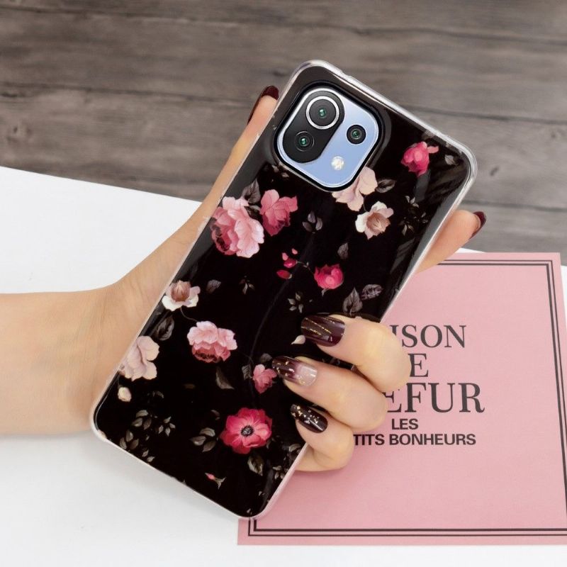 Xiaomi 11 Lite 5G NE / Mi 11 Lite / 5G - Coque Luminous Fleurs