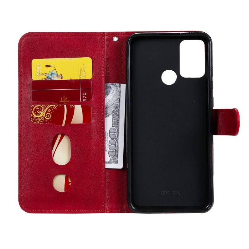 Housse Honor 9A Zipper Pocket Fonction Support