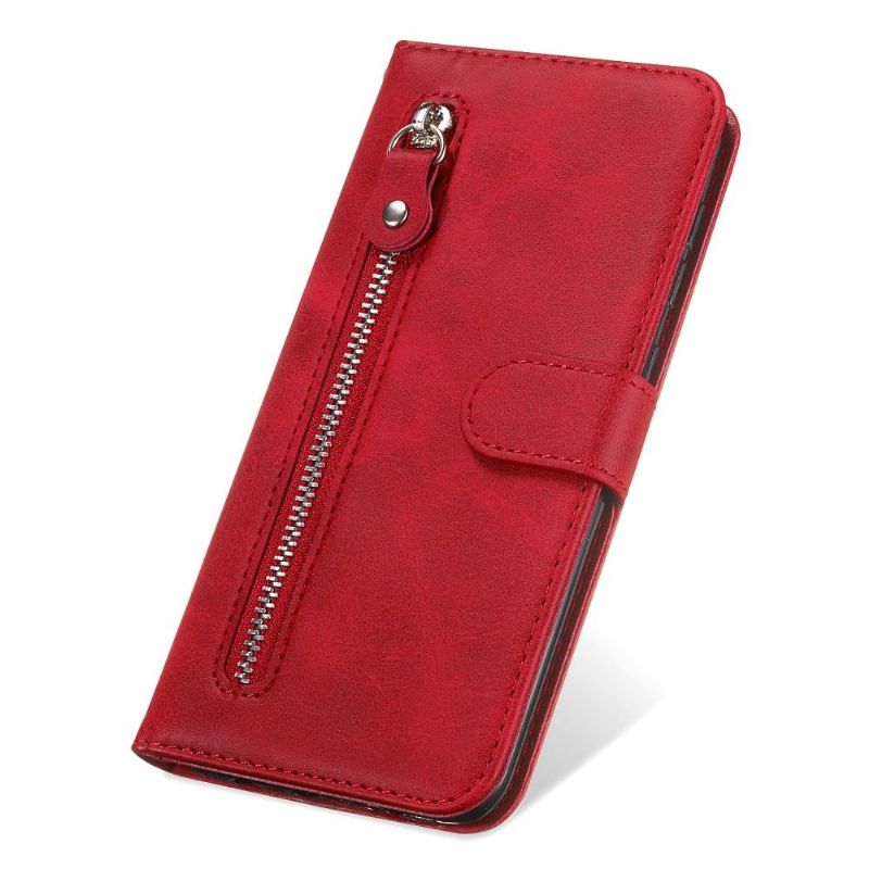 Housse Honor 9A Zipper Pocket Fonction Support