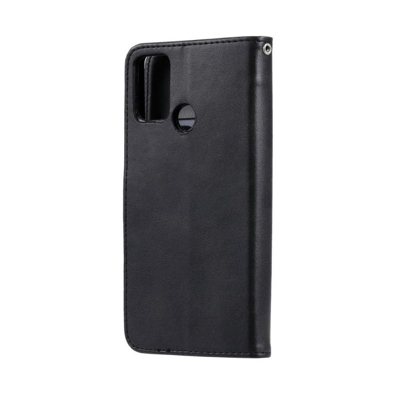 Housse Honor 9A Zipper Pocket Fonction Support