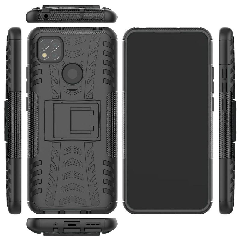 Coque Xiaomi Redmi 9C antidérapante avec support intégré