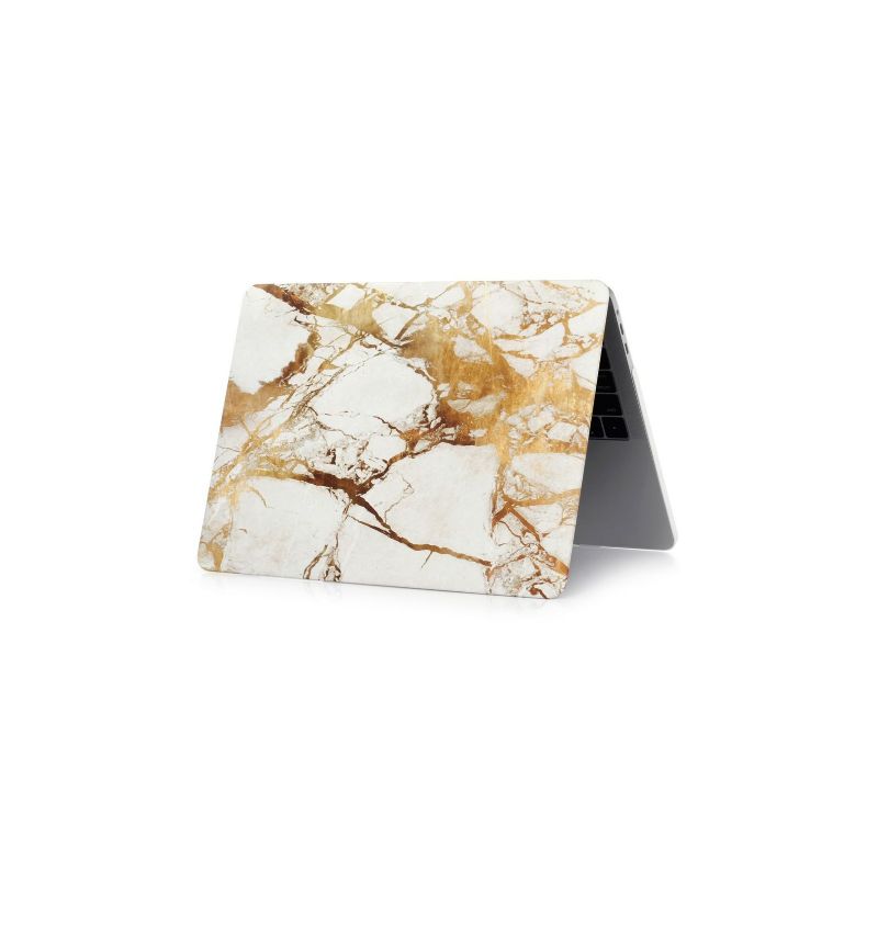 MacBook Air 13 pouces 2018 - Coque rigide marbre - Or