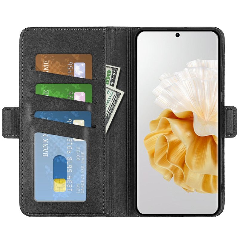 Housse Huawei Pura 70 Double Fermoir
