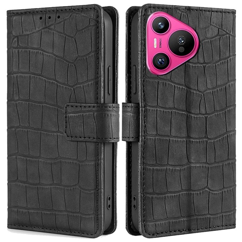 Housse Huawei Pura 70 Style Crocodile