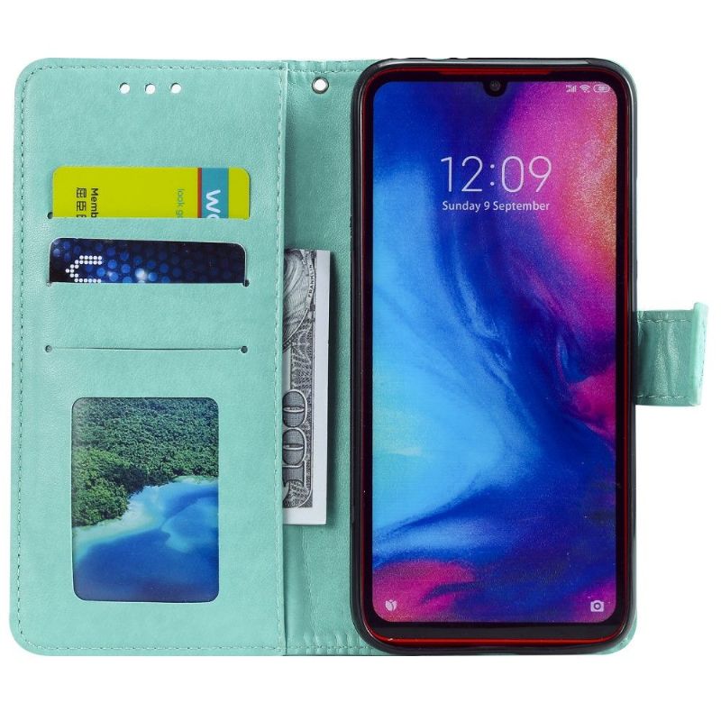 Xiaomi Redmi Note 7 - Étui avec lanière mandala soleil