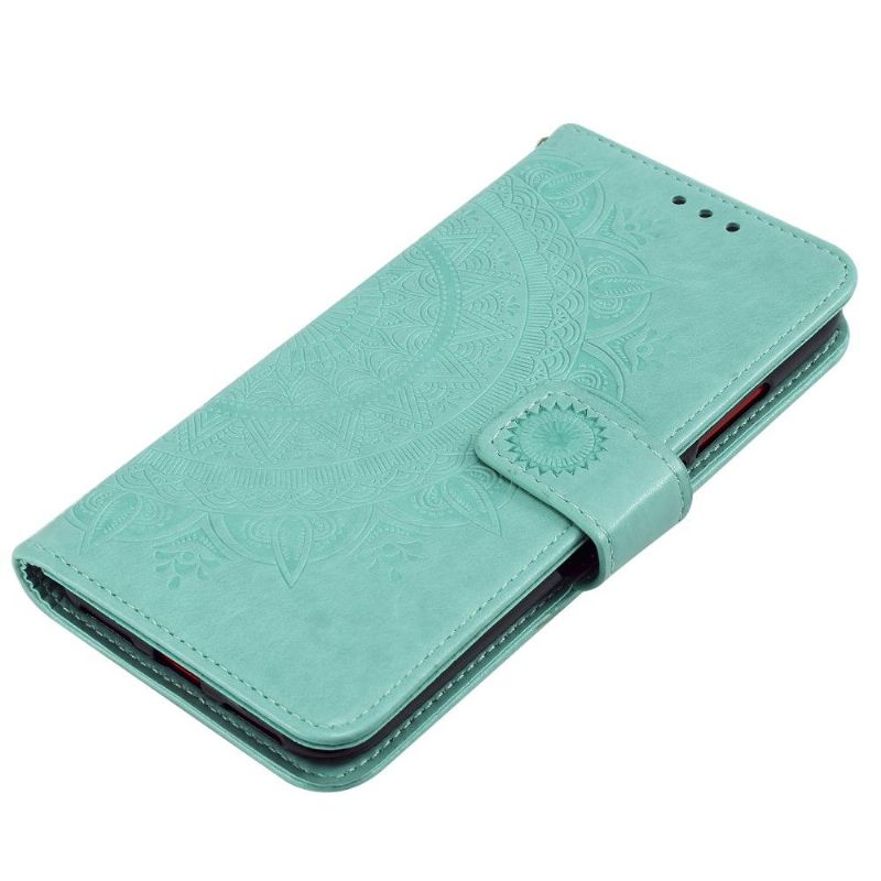 Xiaomi Redmi Note 7 - Étui avec lanière mandala soleil