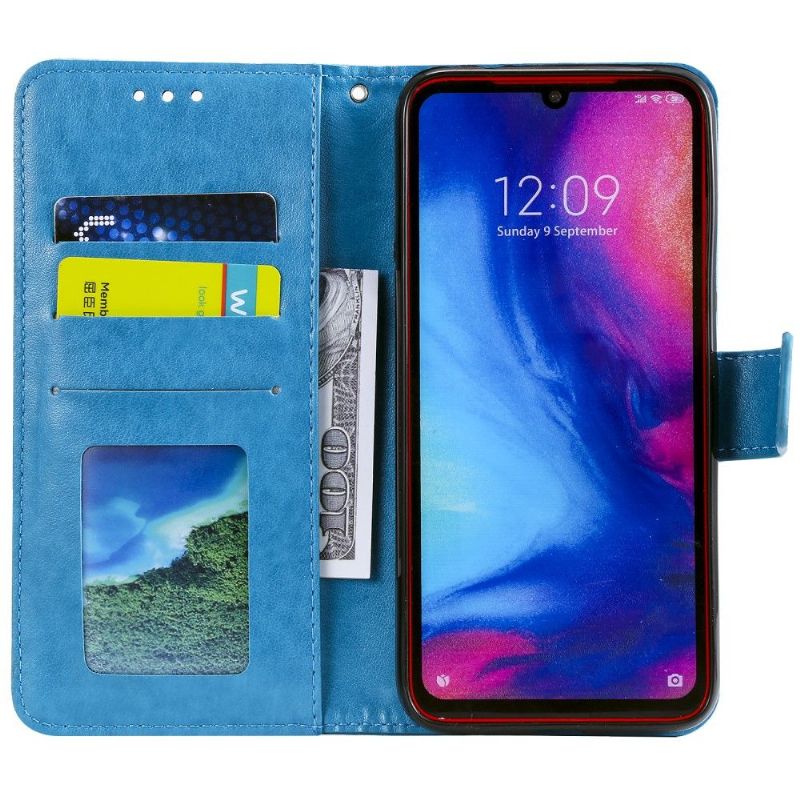 Xiaomi Redmi Note 7 - Étui avec lanière mandala soleil