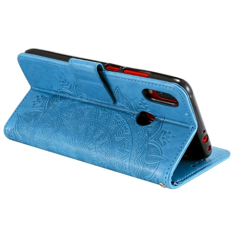 Xiaomi Redmi Note 7 - Étui avec lanière mandala soleil