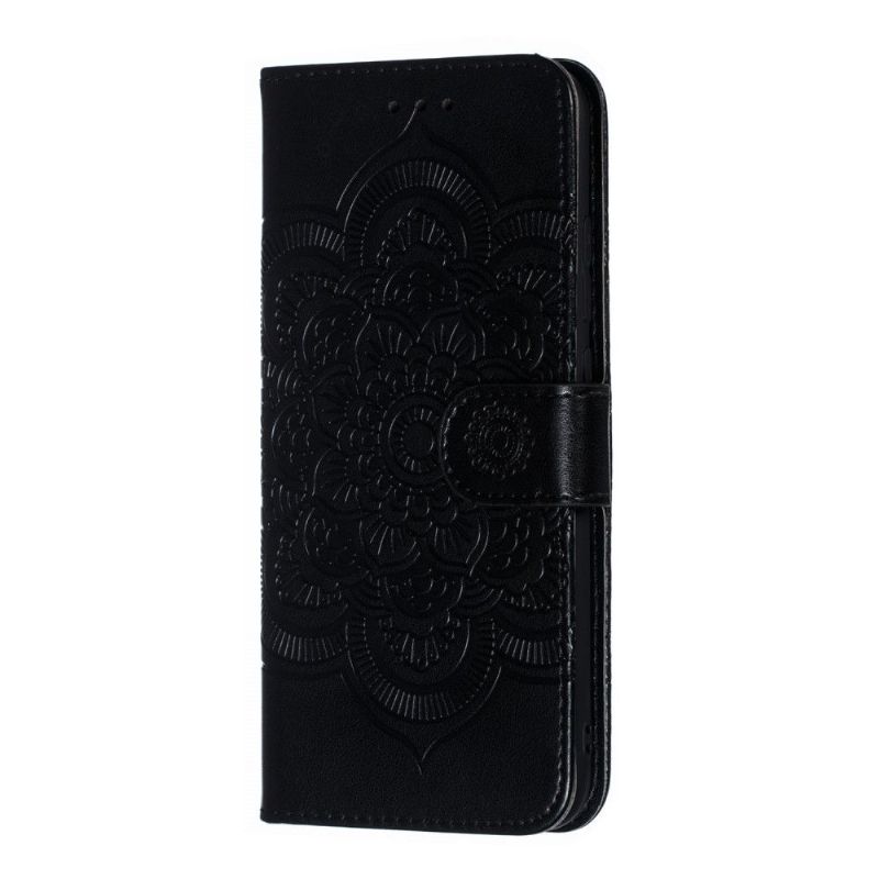 Xiaomi Redmi Note 7 - Étui folio avec lanière mandala