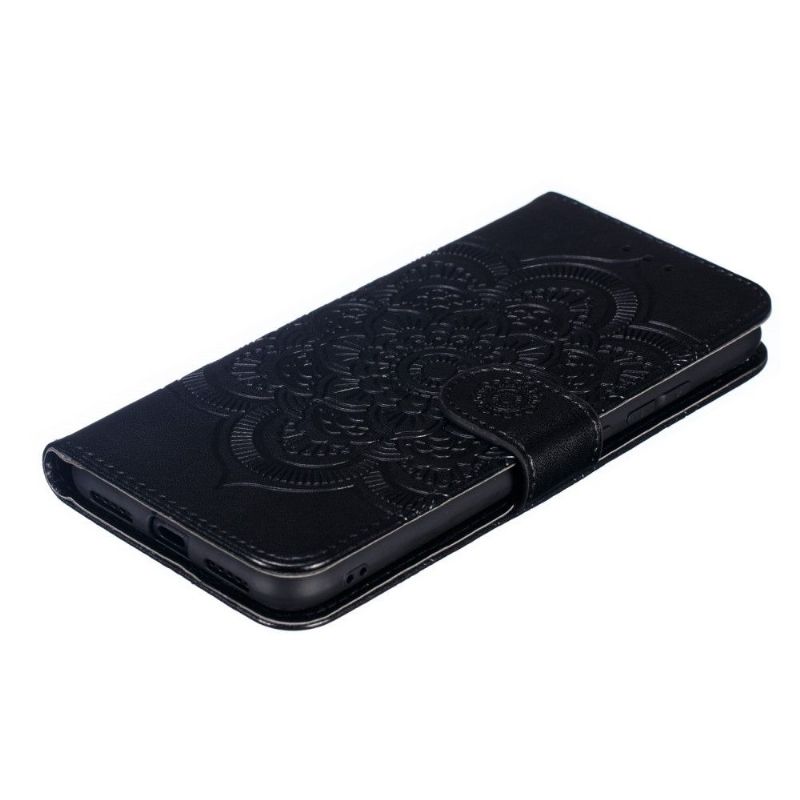 Xiaomi Redmi Note 7 - Étui folio avec lanière mandala