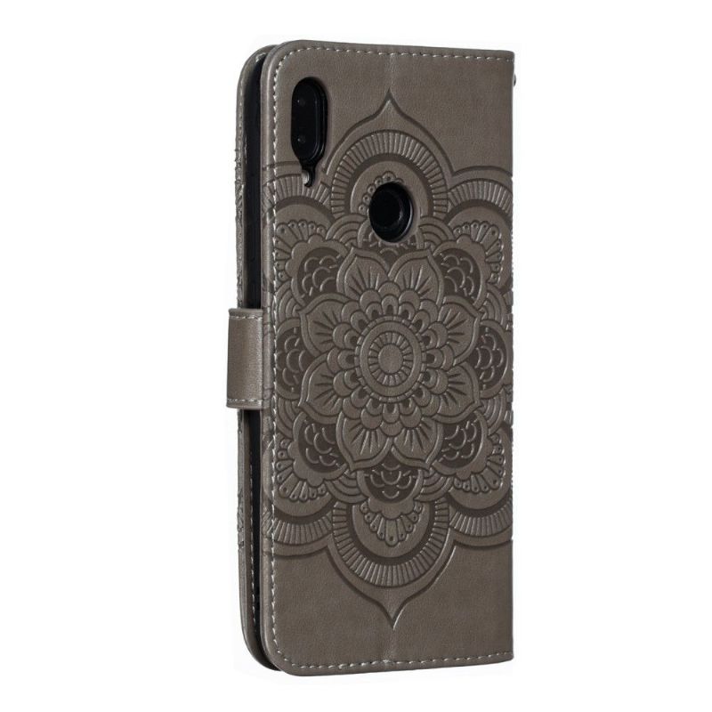 Xiaomi Redmi Note 7 - Étui folio avec lanière mandala