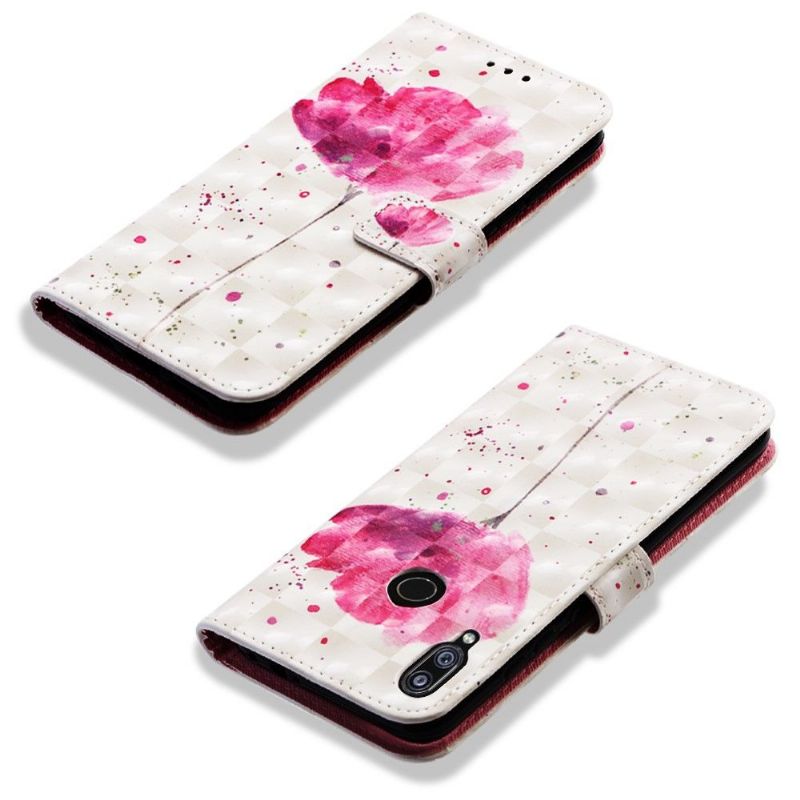 Xiaomi Redmi Note 7 - Housse Pink flower