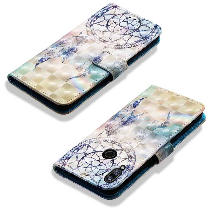 Xiaomi Redmi Note 7 - Housse portefeuille attrape rêves