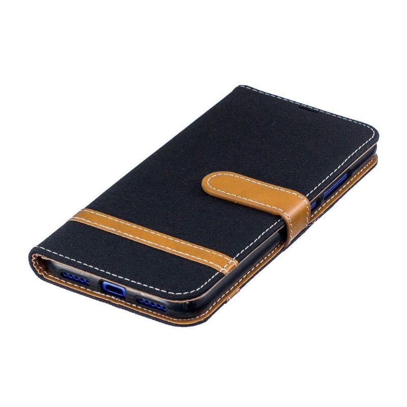 Xiaomi Redmi Note 7 - Housse revêtement tissu porte cartes