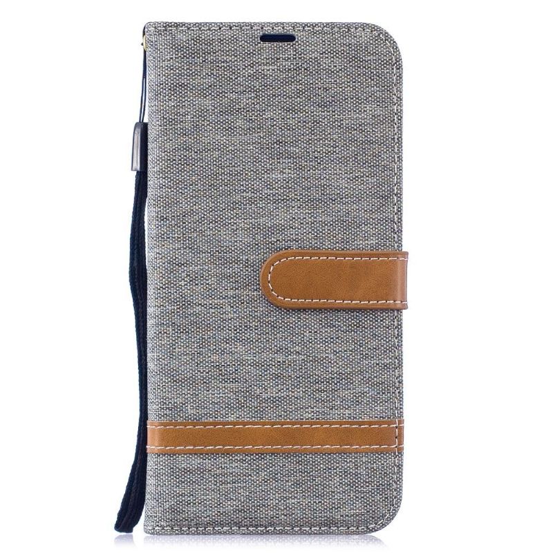 Xiaomi Redmi Note 7 - Housse revêtement tissu porte cartes
