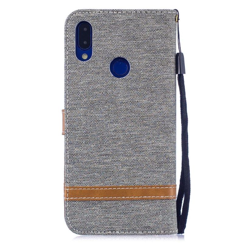 Xiaomi Redmi Note 7 - Housse revêtement tissu porte cartes