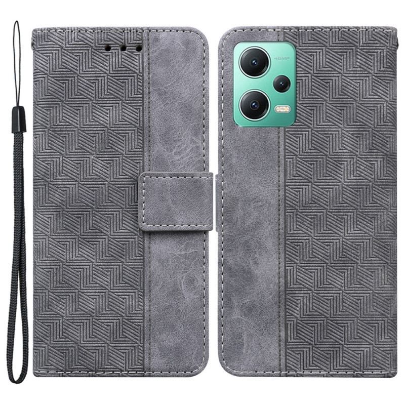 Housse Xiaomi Redmi Note 12/Poco X5 5G Motif à Lanière