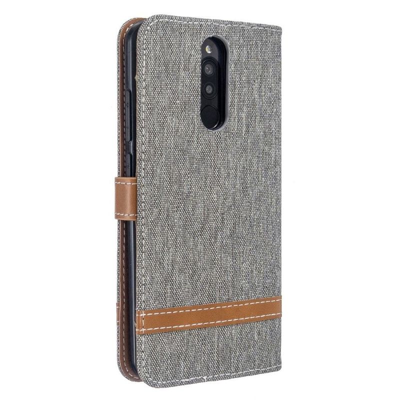 Xiaomi Redmi 8 - Housse revêtement tissu porte cartes