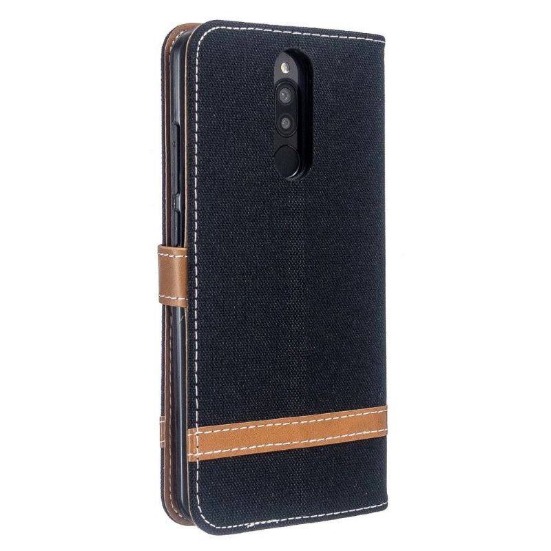 Xiaomi Redmi 8 - Housse revêtement tissu porte cartes
