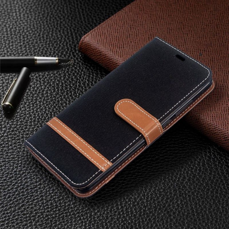Xiaomi Redmi 8 - Housse revêtement tissu porte cartes