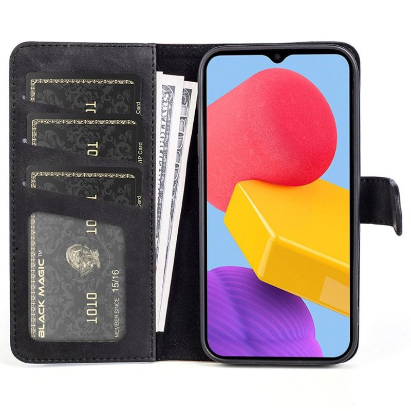 Housse Samsung Galaxy M13 Stand Folio Bicolore