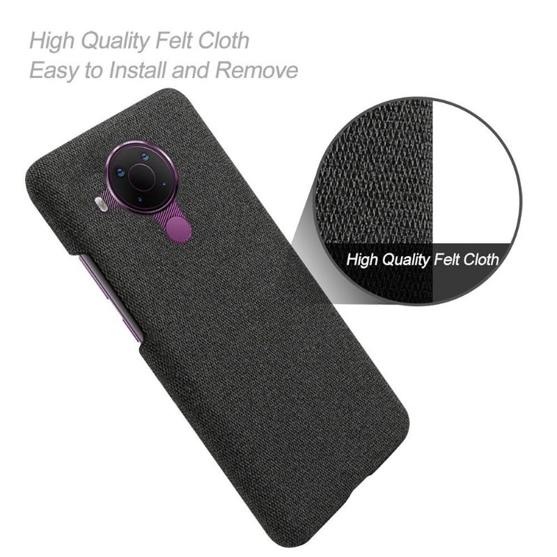 Coque Nokia 5.4 revêtement tissu