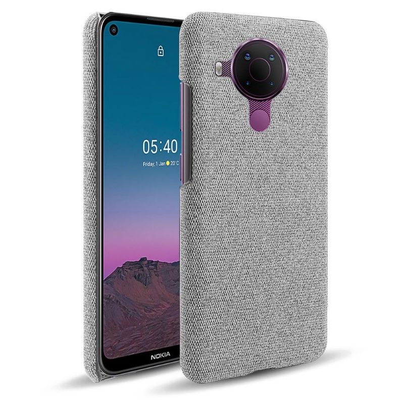 Coque Nokia 5.4 revêtement tissu