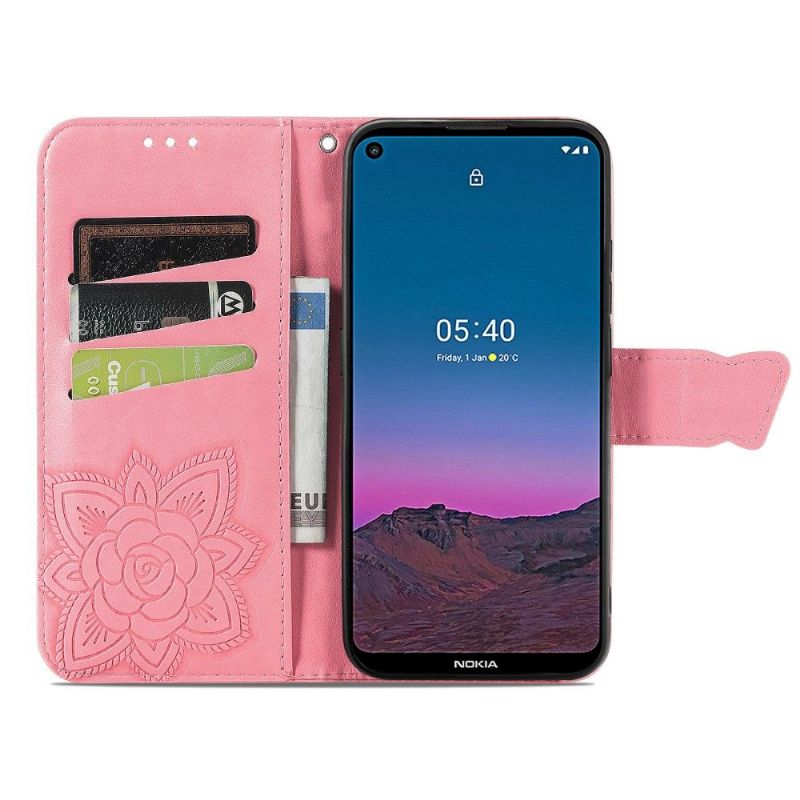 Housse Nokia 5.4 Papillon Relief