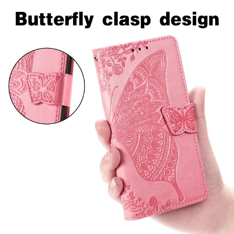 Housse Nokia 5.4 Papillon Relief
