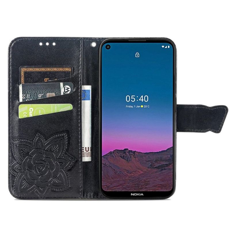 Housse Nokia 5.4 Papillon Relief