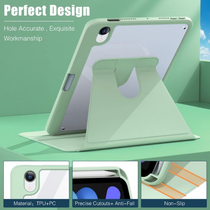 Housse iPad mini (2021) Support rotatif 360 degrés