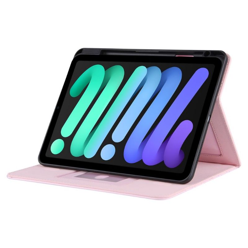 Housse iPad mini 6 (2021) simili cuir matelassé