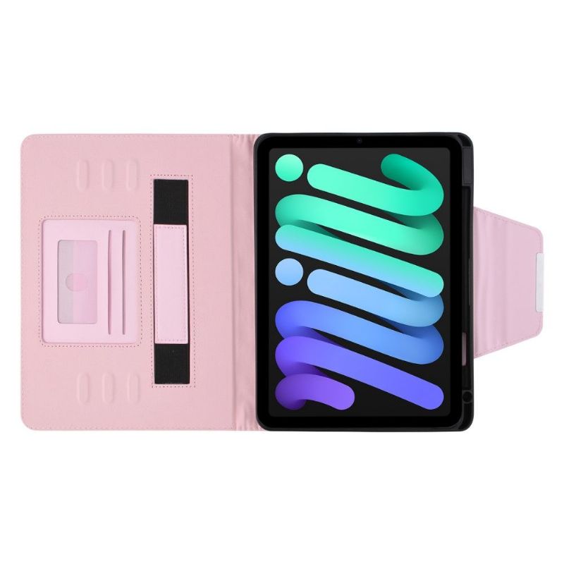 Housse iPad mini 6 (2021) simili cuir matelassé