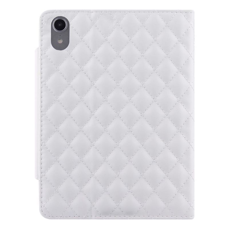 Housse iPad mini 6 (2021) simili cuir matelassé