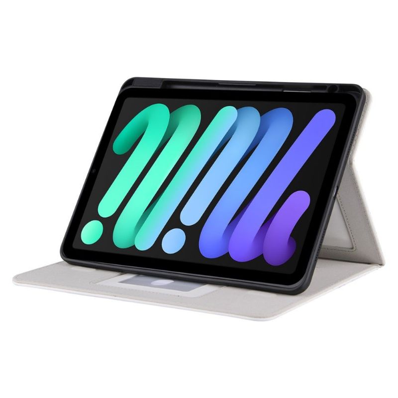 Housse iPad mini 6 (2021) simili cuir matelassé