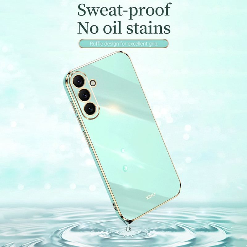 Coque Samsung Galaxy A54 5G Silicone Rebords Dorés
