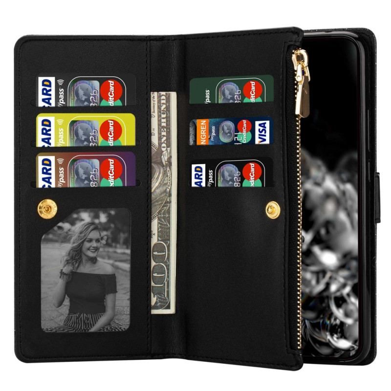 Housse Samsung Galaxy A54 5G Paillettes Portefeuille
