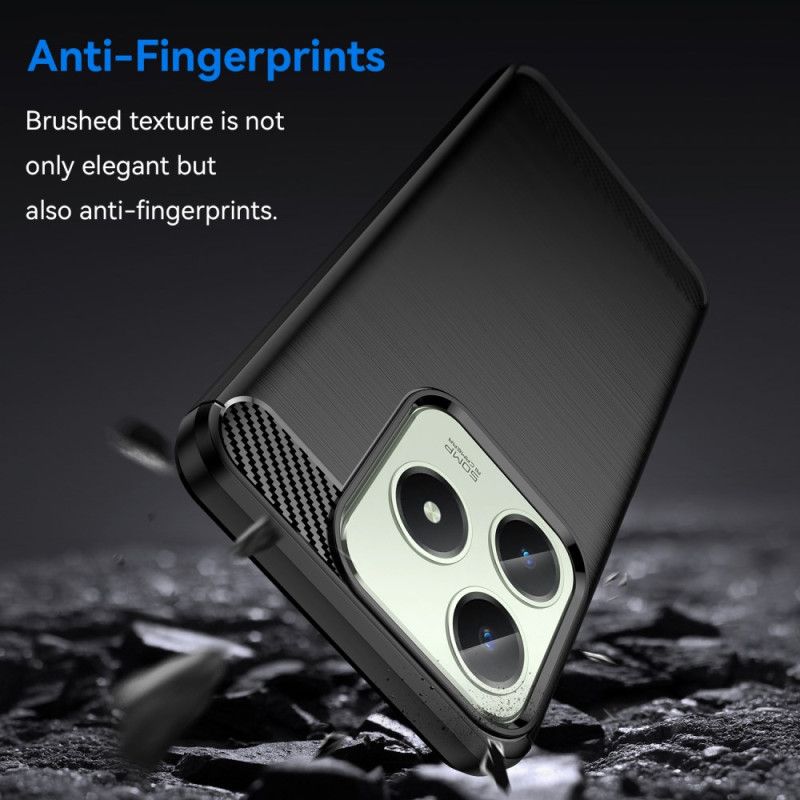 Coque Realme Note 60 / 60X / C63 / C61 Fibre Carbone Brossée